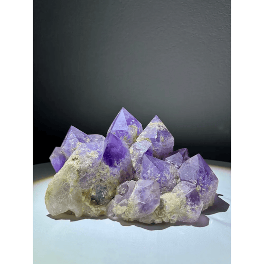 Amethyst crystal cluster - Mitho by Mineralienhotel