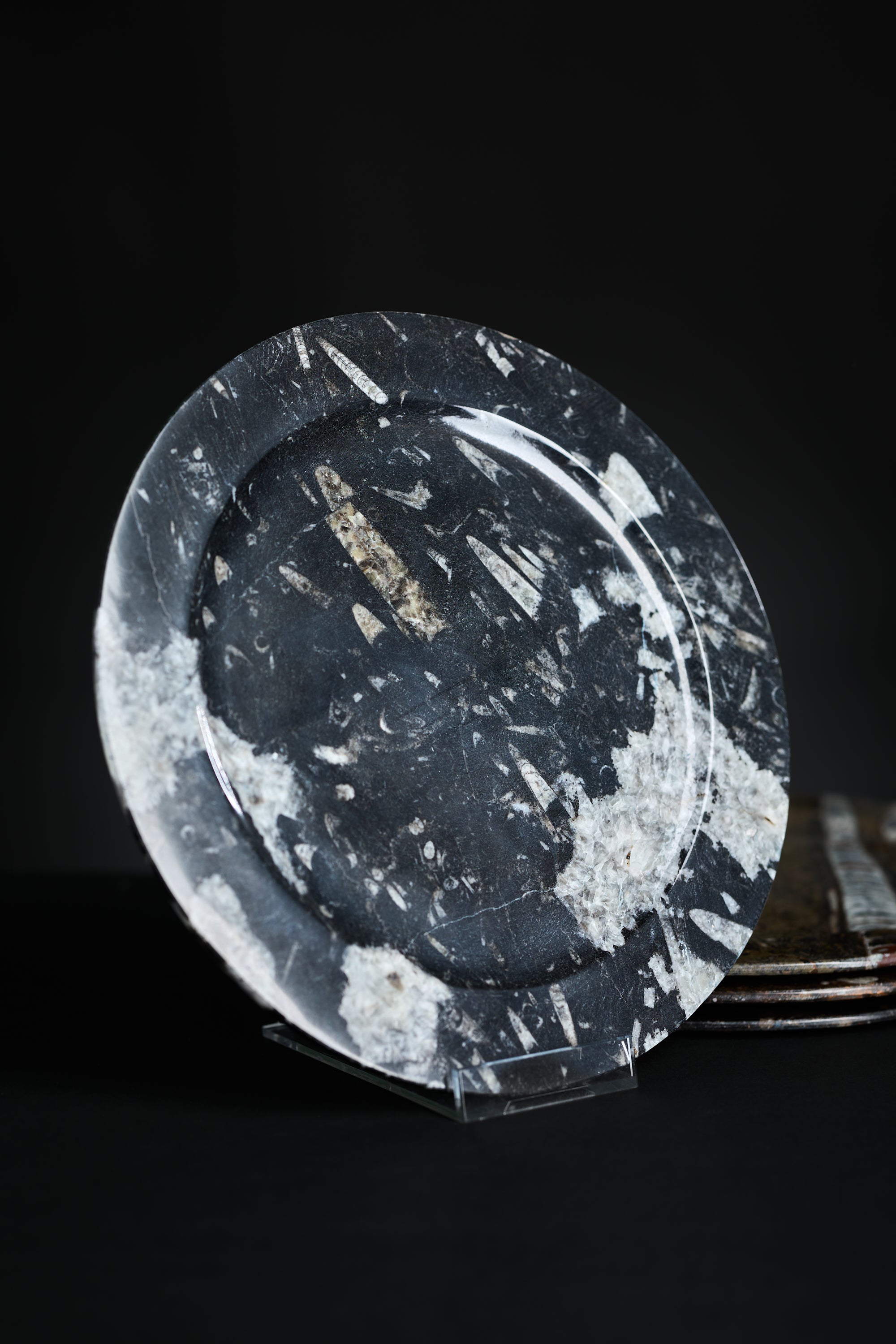 Fossil Stone Plate – Morocco