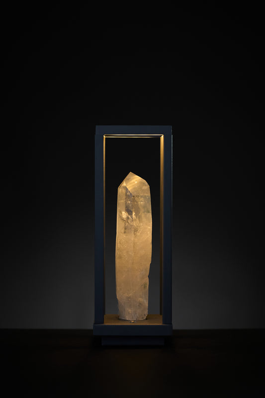 Table Lamp with Rock Crystal