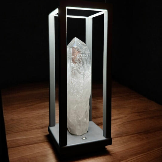 Table Lamp with Rock Crystal