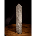 Polished rock crystal point with impressive height - Mitho by Mineralienhotel