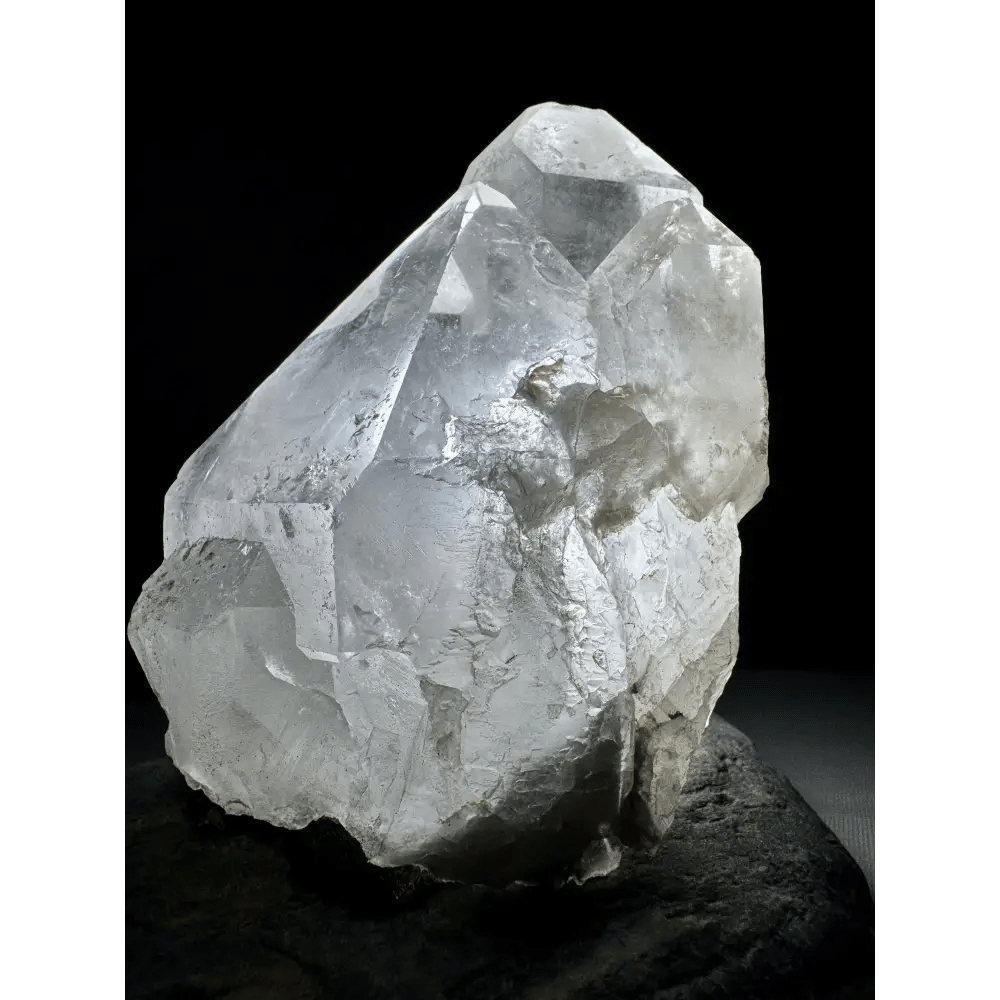 Rock crystal lamp with double points - Mitho by Mineralienhotel